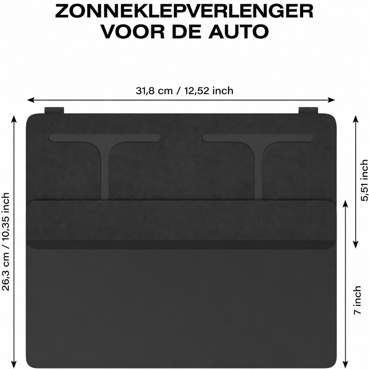 Auto Zonneklep Verlenger "Sunblock Pro" | Verstelbare Antiverblindingszonneklep - Afbeelding 4